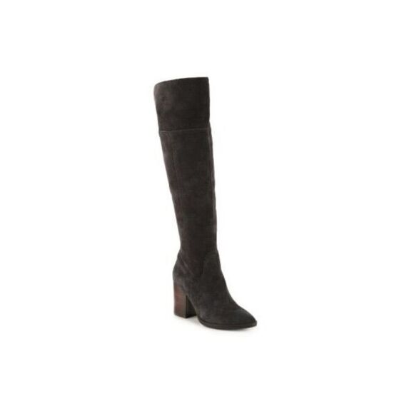 Steve Madden Womens Dark Gray Saudy Suede Over-the-Knee Boots Size 10M - Picture 1 of 10